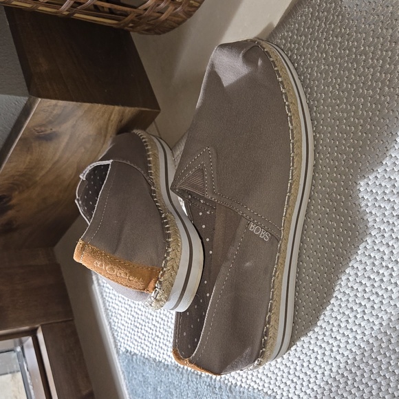 Bobs Breeze memory foam slip on Espadrille Woven Skecher 8 Spring Comfy Business - Picture 2 of 16